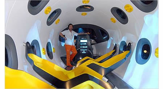 Illustration for article titled Space Jet Interior Looks Better Than Most People's Cribs